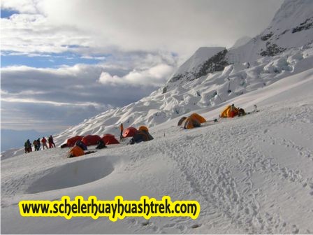 Campo I del Nevado Huascarán 5300 m.